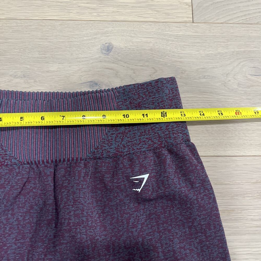 Gymshark Marl Seamless Leggings Plum Pink - Picture 4 of 4